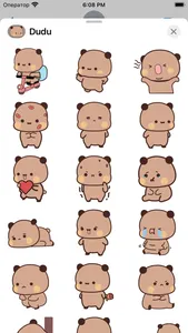 Dudu Bear. Sticker Pack screenshot 1