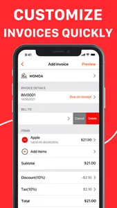 Invoice Maker & Estimate Maker screenshot 1