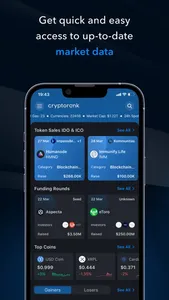 CryptoRank Tracker & Portfolio screenshot 1
