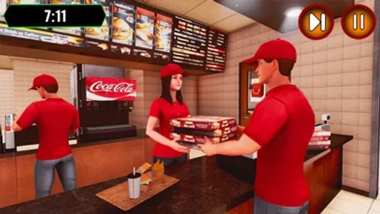 Good Pizza Food Delivery Boy screenshot 0