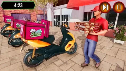 Good Pizza Food Delivery Boy screenshot 1