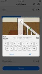 CMM Stair Rail Calculator screenshot 3