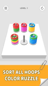 Sort Rings - Color Puzzle screenshot 0