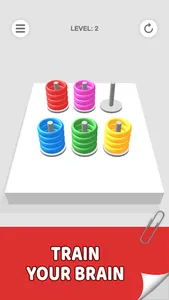 Sort Rings - Color Puzzle screenshot 1