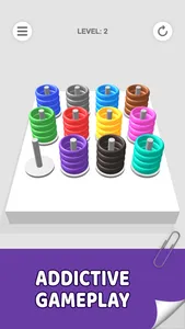 Sort Rings - Color Puzzle screenshot 5