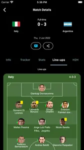 AsiaSport - Live Sports Scores screenshot 1