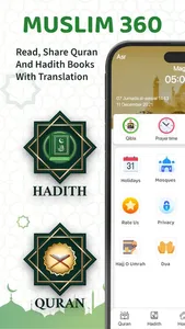 Muslim 360-Prayer Time, Quran screenshot 0