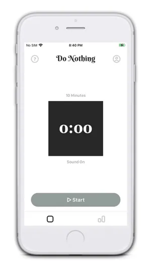 Do Nothing: Meditation App screenshot 0