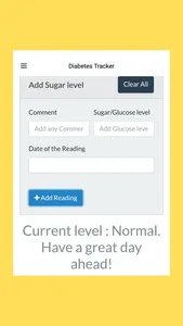 Glucose Diabetes Tracker screenshot 3