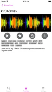 Freesound Safari screenshot 2