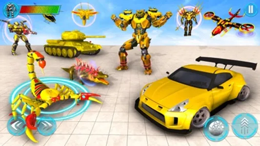 Scorpion Tank Robot Transform screenshot 1