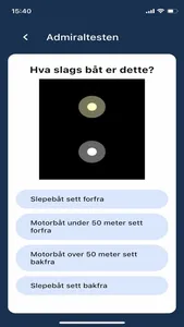 Båtførerprøven - Quizappen screenshot 0