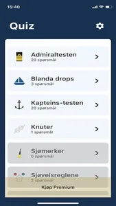 Båtførerprøven - Quizappen screenshot 1