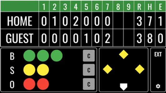 Easy Baseball Scoreboard screenshot 0