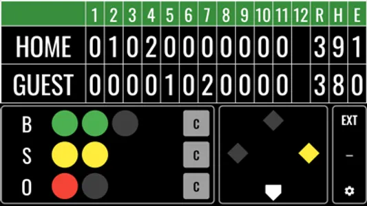 Easy Baseball Scoreboard screenshot 1