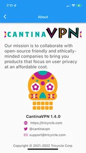 CantinaVPN screenshot 2