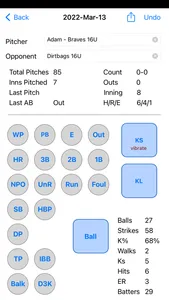 Pitch Counter & Stat Tracker screenshot 0