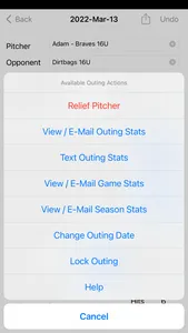 Pitch Counter & Stat Tracker screenshot 2