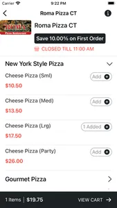 Roma Pizza CT - Restaurant screenshot 3