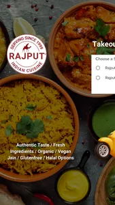 Rajput Indian Cuisine screenshot 0