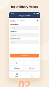Binary_Calculator screenshot 1
