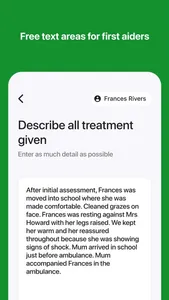 First aid forms screenshot 6