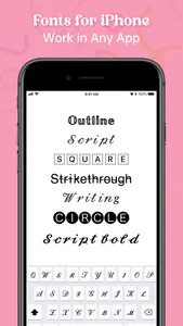 Fonts, Color Widget for iPhone screenshot 0