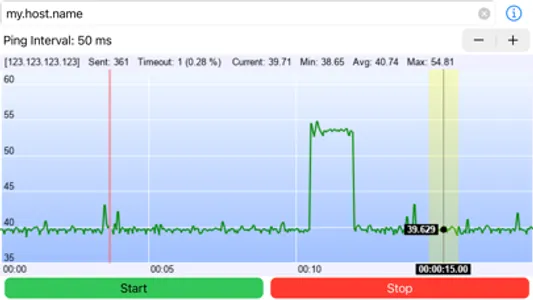 Fast Ping with Charts screenshot 1