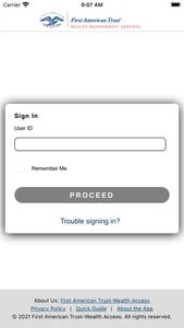 First American Trust–WM Access screenshot 0