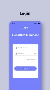 HelloChat Merchant screenshot 0