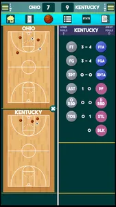 Basketball Score Keep screenshot 1