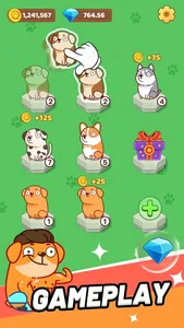 Puppy Paradise-Addictive Merge screenshot 1