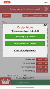 BFC Pizza Bovey Tracey screenshot 2