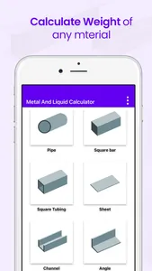 Metal and Liquid Calculator screenshot 0