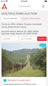 Aguila Auctions screenshot 2