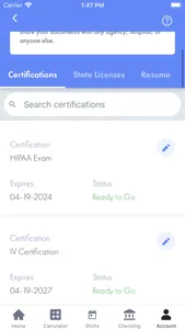 NurseWallet screenshot 4