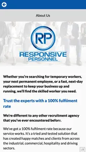 Responsive Personnel Ltd screenshot 1