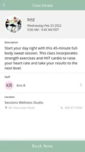 Sessions Wellness Studio screenshot 3