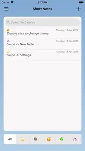 Short Notes - Tag with Emoji screenshot 0