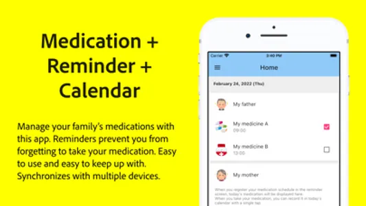 Medication Calendar screenshot 0