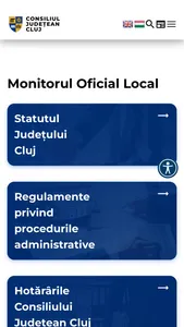 Consiliul Județean Cluj screenshot 2