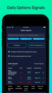 Stock Signals Options Alerts screenshot 1