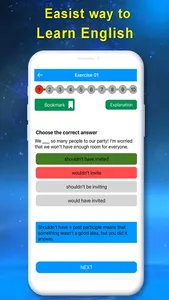 English Grammar Quiz App screenshot 3