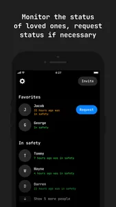 SafeApp for friends and family screenshot 1