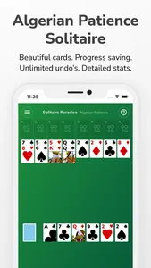 Algerian Patience Solitaire⋆ screenshot 0