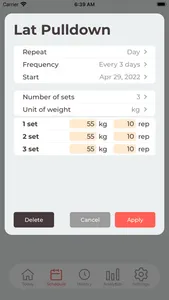 Today's Workout screenshot 3