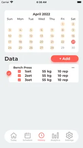 Today's Workout screenshot 5