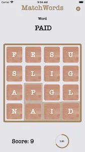 MatchWords: build words screenshot 0