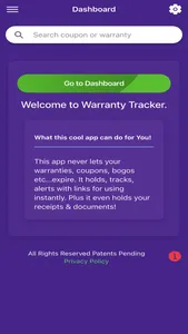 My Warranty Tracker screenshot 1