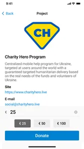 Charity Hero screenshot 1